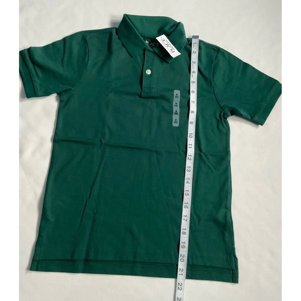 The Children Place Medium Dark Green Polo Shirt Kids‎